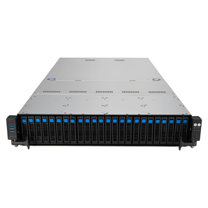 ASUS RS521A-E12-RS24U Rack Socket SP5 (2U) nero argento