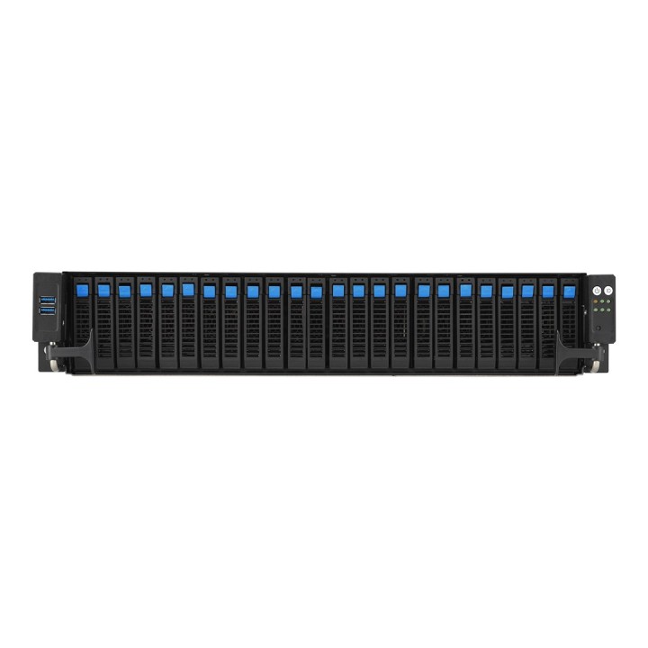 ASUS RS521A-E12-RS24U Rack Socket SP5 (2U) nero argento