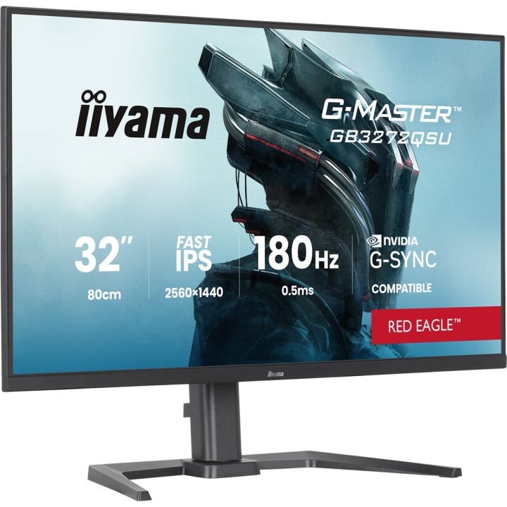 iiyama G-MASTER GB3272QSU-B1 monitor per computer 80 cm (31.5 ) 2560 x 1440 pixel Quad HD LED nero