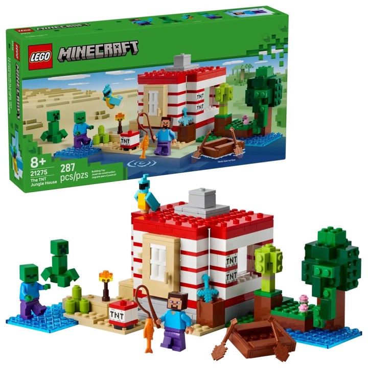 LEGO MINECRAFT 21275 La Casa Giungla TNT