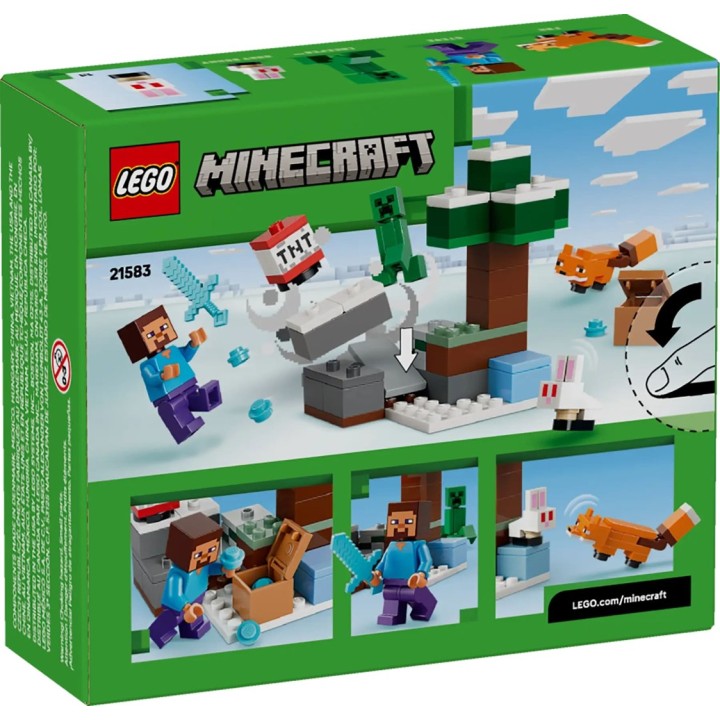 LEGO MINECRAFT 21583 Avventura Taiga di Steve