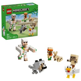 LEGO MINECRAFT 21592 Attacco Cavaliere di Polli al Deserto