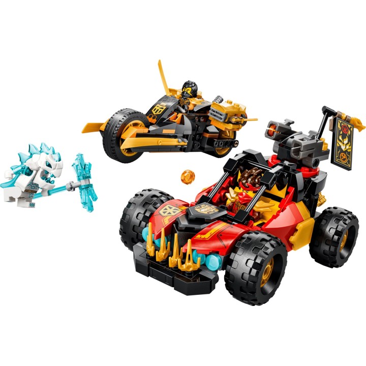 LEGO NINJAGO 71864 Veicoli Combinabili Kai e Cole