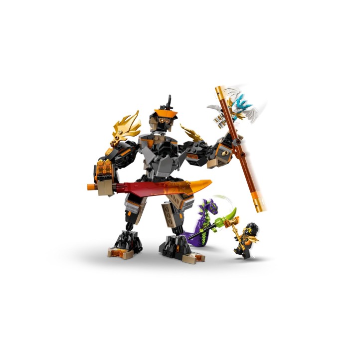 LEGO NINJAGO 71854 Cole's Mission Mech and Dragon Zane