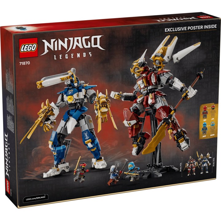 LEGO NINJAGO 71870 I Due Titan Mech