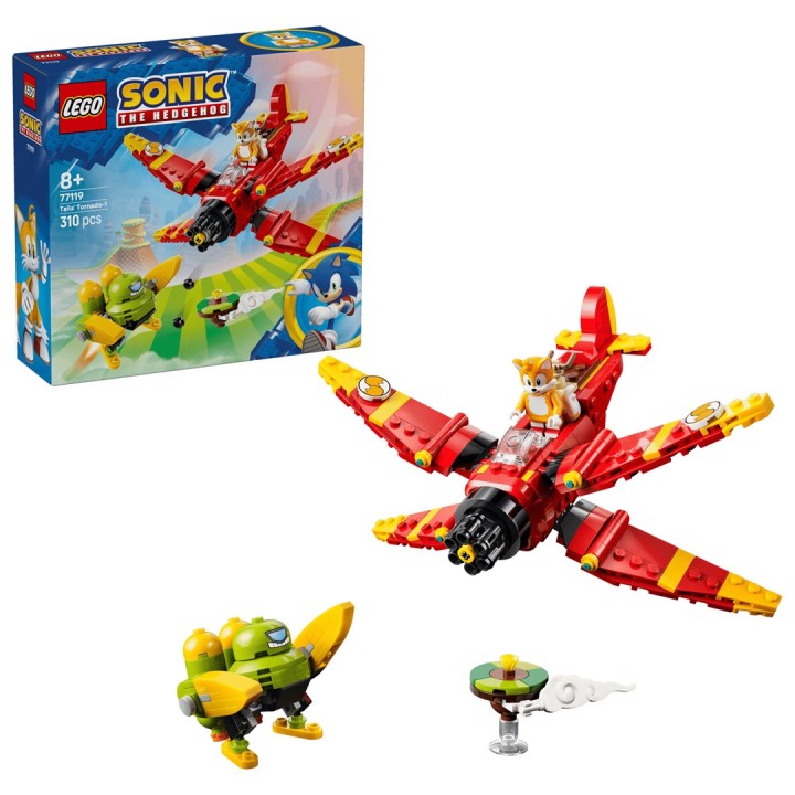LEGO SONIC THE HEDGEHOG 77119 Tails e Tornado-1