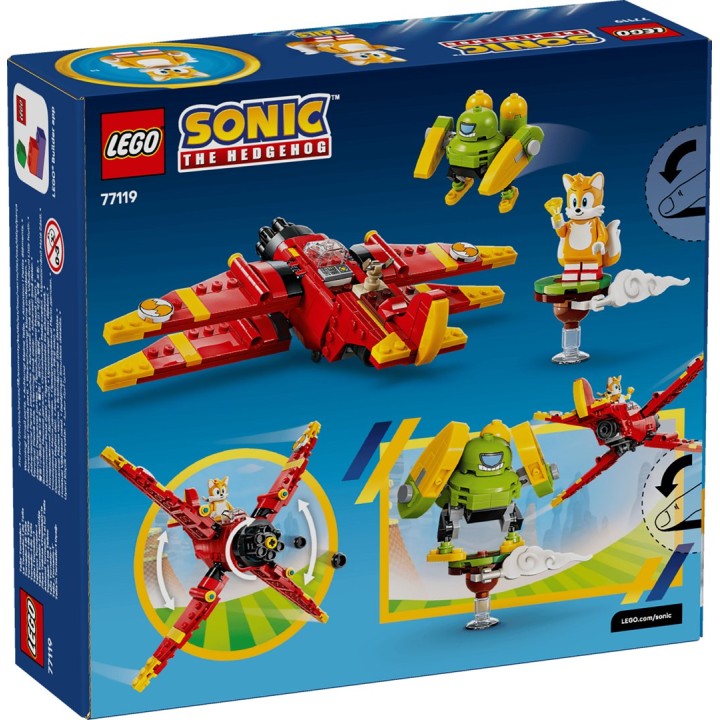 LEGO SONIC THE HEDGEHOG 77119 Tails e Tornado-1