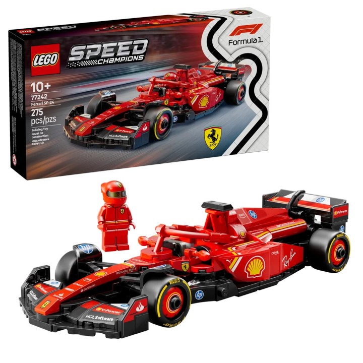 LEGO SPEED CHAMPIONS 77242 Ferrari SF-24 F1 Auto da Corsa