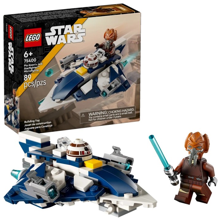 LEGO STAR WARS 75400 Microcaccia Stellare Jedi di Plo Koon