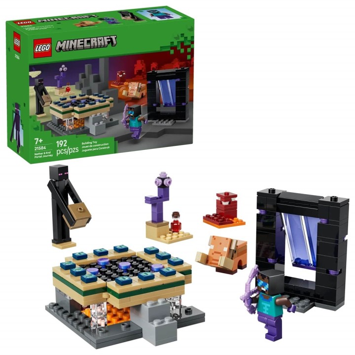 LEGO MINECRAFT 21584 Viaggio nel Nether e nell'End Portal