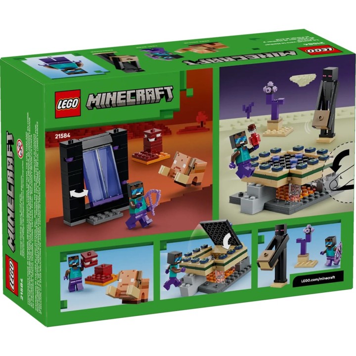 LEGO MINECRAFT 21584 Viaggio nel Nether e nell'End Portal