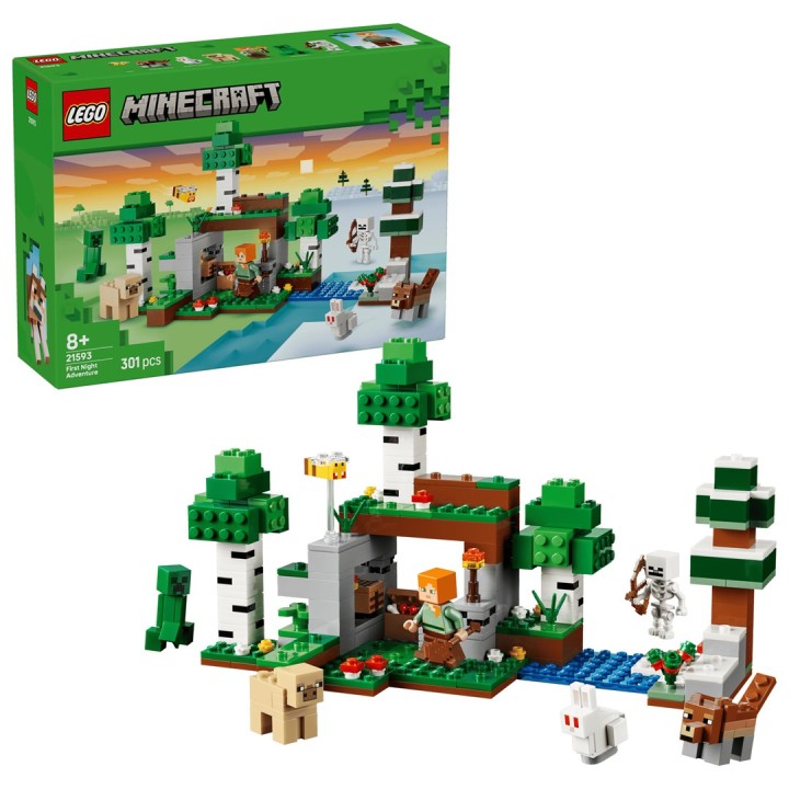 LEGO MINECRAFT 21593 Avventura della Prima Notte
