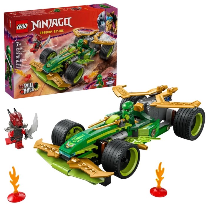LEGO NINJAGO 71828 Auto da Corsa con Rinculo di Lloyd