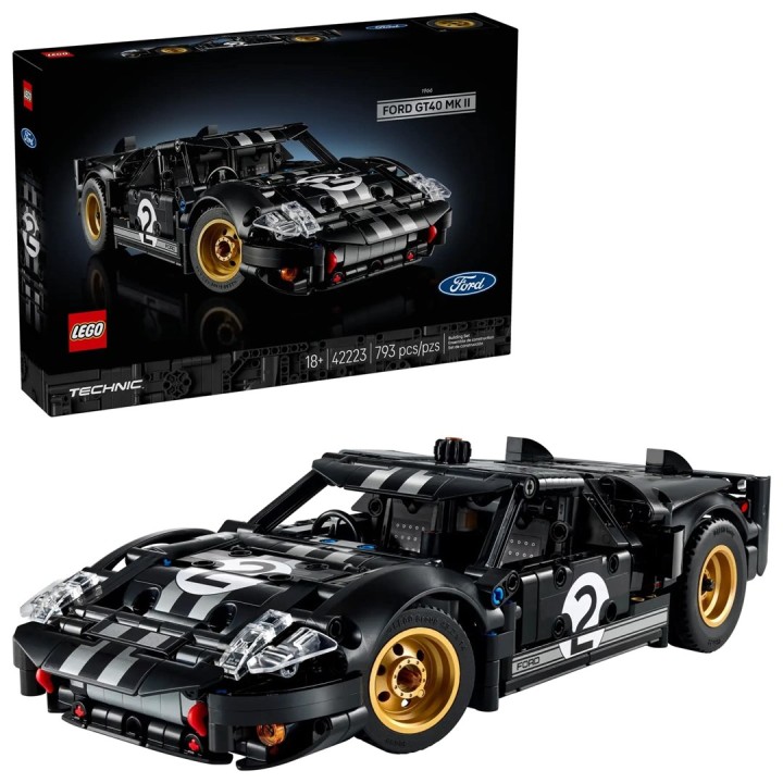 LEGO TECHNIC 42223 1966 Ford GT40 MKII Auto da Corsa