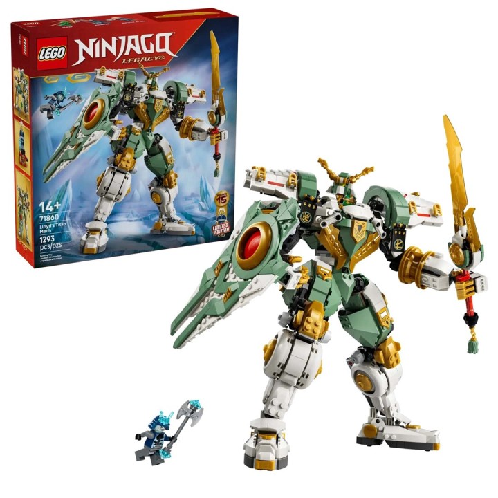 LEGO NINJAGO 71860 Lloyd's Titan Mech - 15º Anniversario
