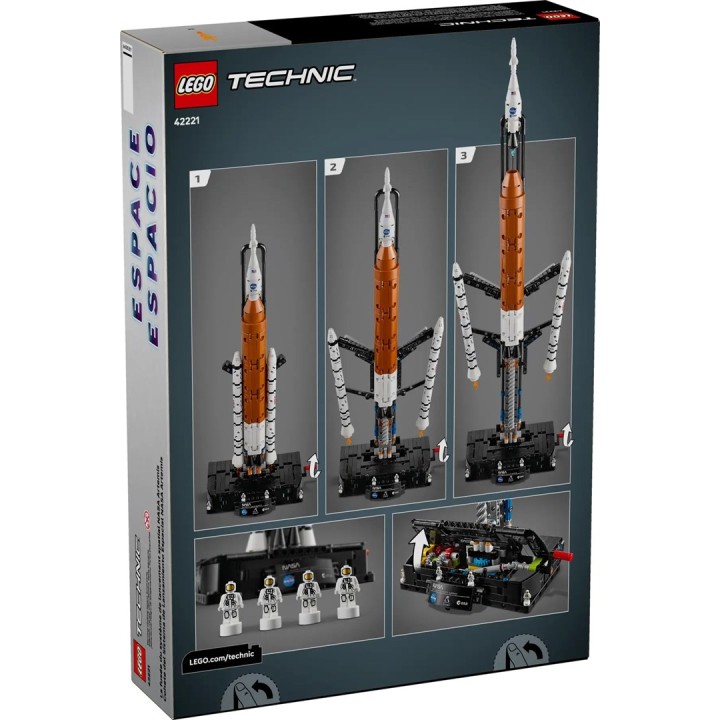 LEGO TECHNIC 42221 NASA Razzo Artemis Space Launch System