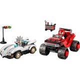LEGO SONIC THE HEDGEHOG 77118 Auto di Silver contro Monster Truck di Knuckles