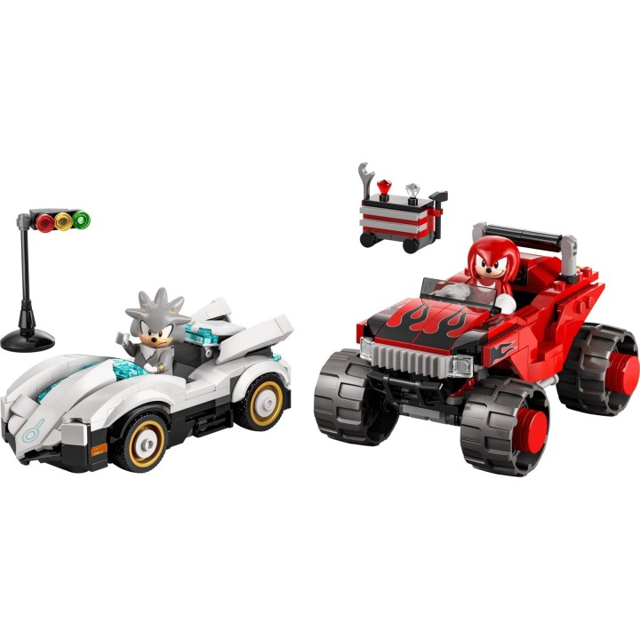 LEGO SONIC THE HEDGEHOG 77118 Auto di Silver contro Monster Truck di Knuckles