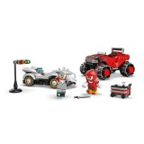 LEGO SONIC THE HEDGEHOG 77118 Auto di Silver contro Monster Truck di Knuckles