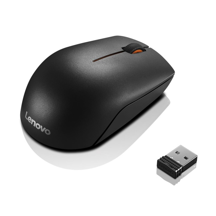 Lenovo 300 Mouse da Viaggio Ambidestro RF Wireless Laser 1000 DPI