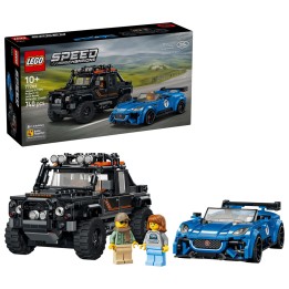 LEGO SPEED CHAMPIONS 77264 Jaguar F-TYPE Project 7 & Land Rover Defender Classico
