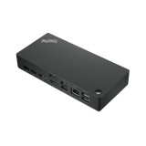 Lenovo 40AY0090EU Docking station/replicatore di porte notebook cablato USB 3.2 Gen 1 (3.1 Gen 1) Type-C nero