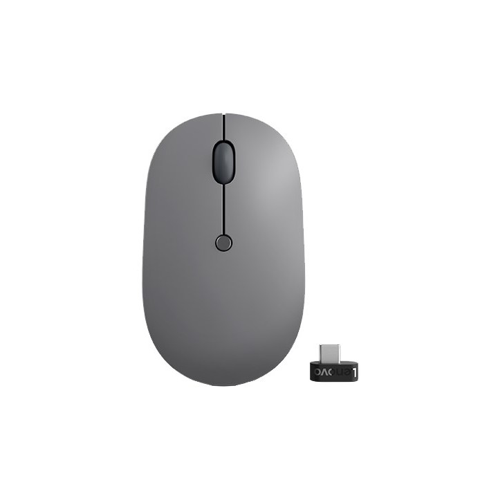 Lenovo Mouse Go ufficio ambidestro RF wireless ottico 2400 DPI