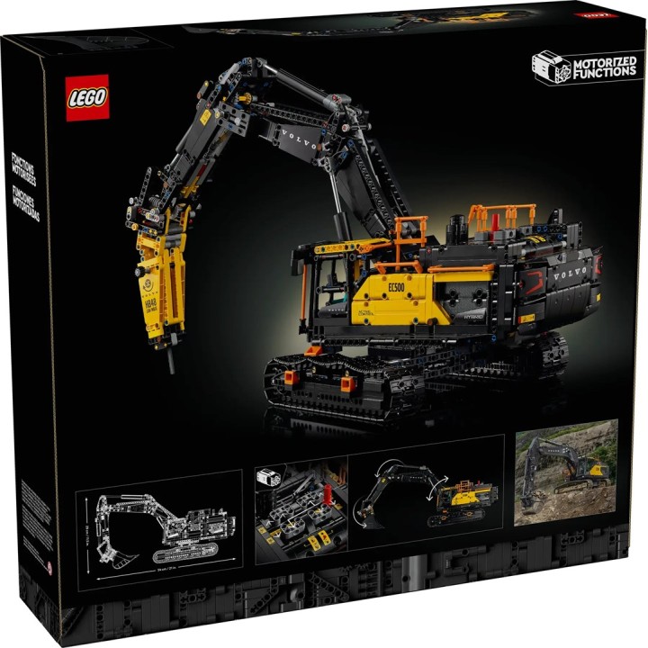 LEGO TECHNIC 42215 Volvo EC500 Escavatore Ibrido