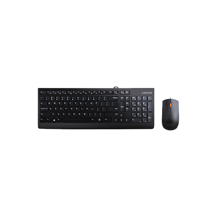 Lenovo 300 Tastiera con mouse incluso universale USB QWERTY US inglese nero