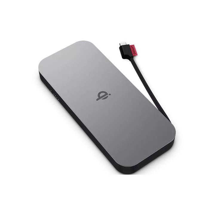 Lenovo 40ALLG1WWW Power bank litio-ione (Li-Ion) 10000 mAh ricarica wireless nero