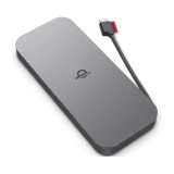 Lenovo GO polimero di litio (LiPo) 10000 mAh ricarica wireless grigio