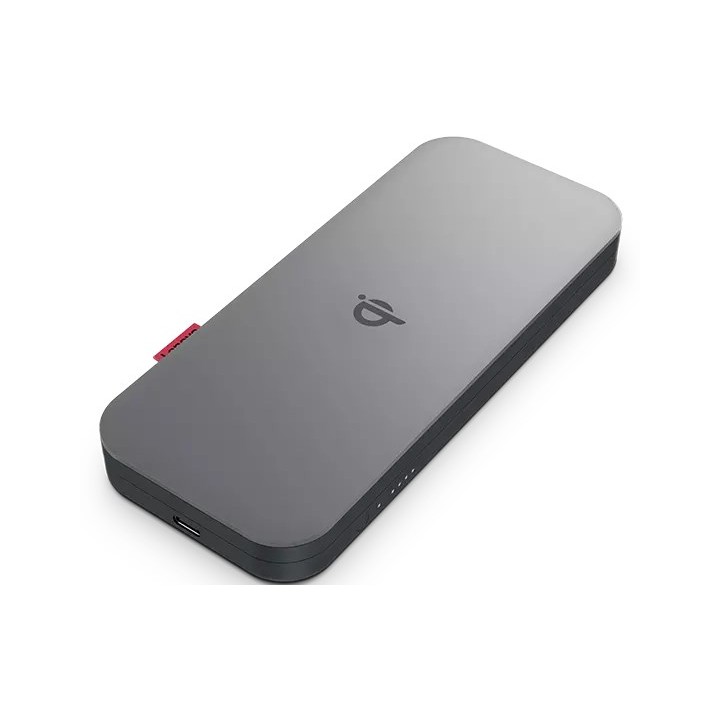 Lenovo GO polimero di litio (LiPo) 10000 mAh ricarica wireless grigio
