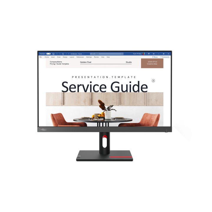 Lenovo ThinkVision S24i-30 LED display 60.5 cm (23.8 ) 1920 x 1080 pixel Full HD nero
