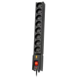 LESTAR 1966004062 prolunghe di corrente 5 m 230 AC prese Indoor nero