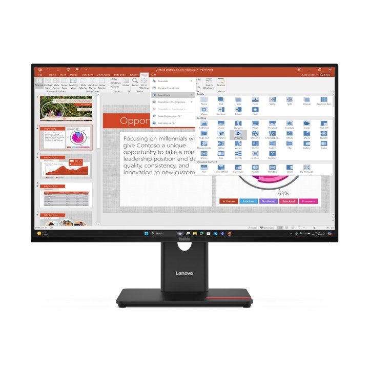 Lenovo ThinkVision T27-40 LED display 68.6 cm (27 ) 1920 x 1080 pixel Full HD nero