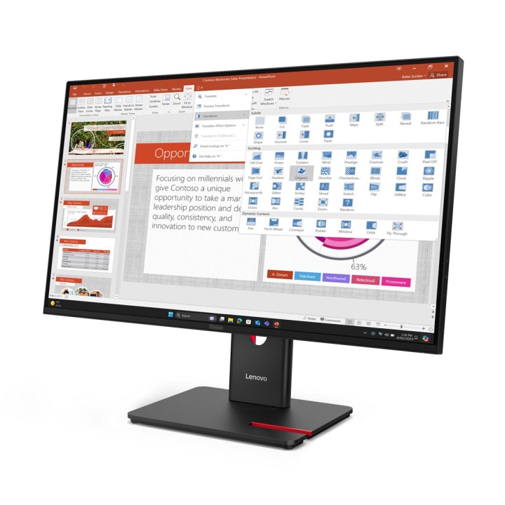 Lenovo ThinkVision T27-40 LED display 68.6 cm (27 ) 1920 x 1080 pixel Full HD nero