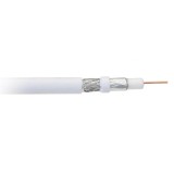Libox Cavo coassiale PCC80 100m cavo coassiale RG-6/U bianco