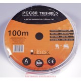 Libox Cavo coassiale PCC80 100m cavo coassiale RG-6/U bianco