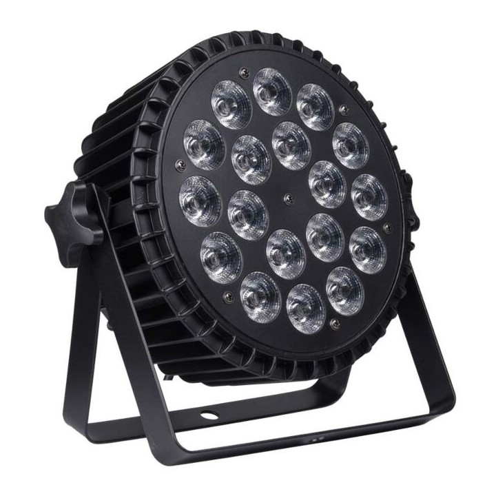 LIGHT4ME ALU QUAD PAR 18x6W RGBW - faro da palcoscenico