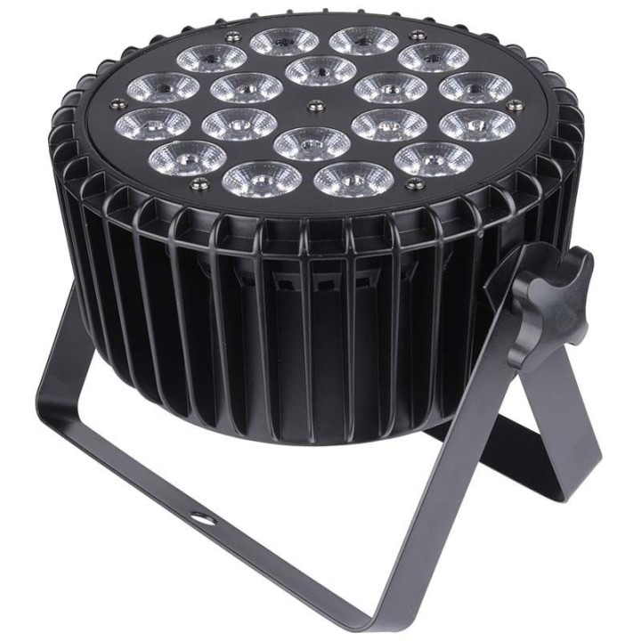 LIGHT4ME ALU QUAD PAR 18x6W RGBW - faro da palcoscenico