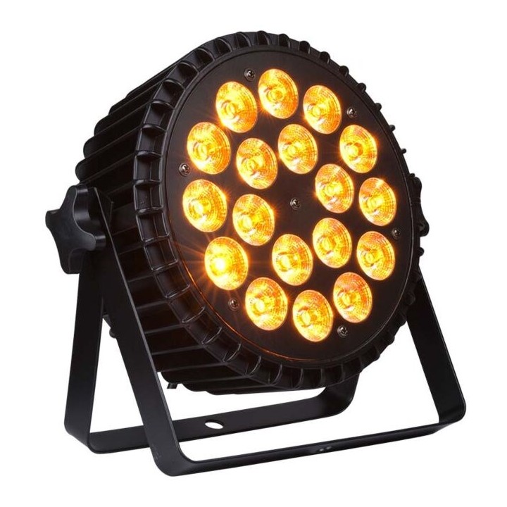 LIGHT4ME ALU QUAD PAR 18x6W RGBW - faro da palcoscenico