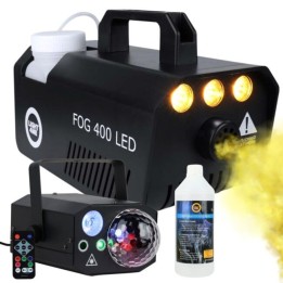 LIGHT4ME GIG Set 1 - set (macchina del fumo + 1 litro liquido fumo + effetto luci 4 in 1)