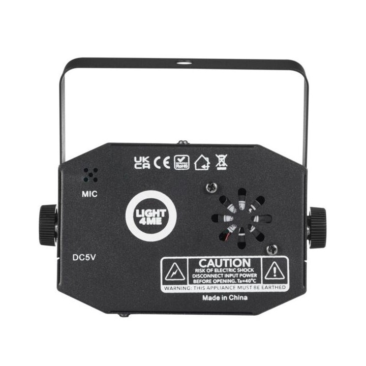 LIGHT4ME GIG Set 1 - set (macchina del fumo + 1 litro liquido fumo + effetto luci 4 in 1)
