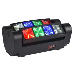 LIGHT4ME Spider MKII Turbo - 8x3W RGBW LED effetto