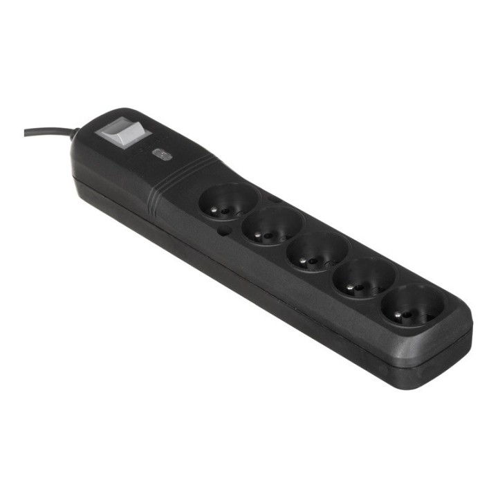 LESTAR LV530W 2 5M protezione da sovratensione nero grigio 5 AC presa(e) 2.5 m