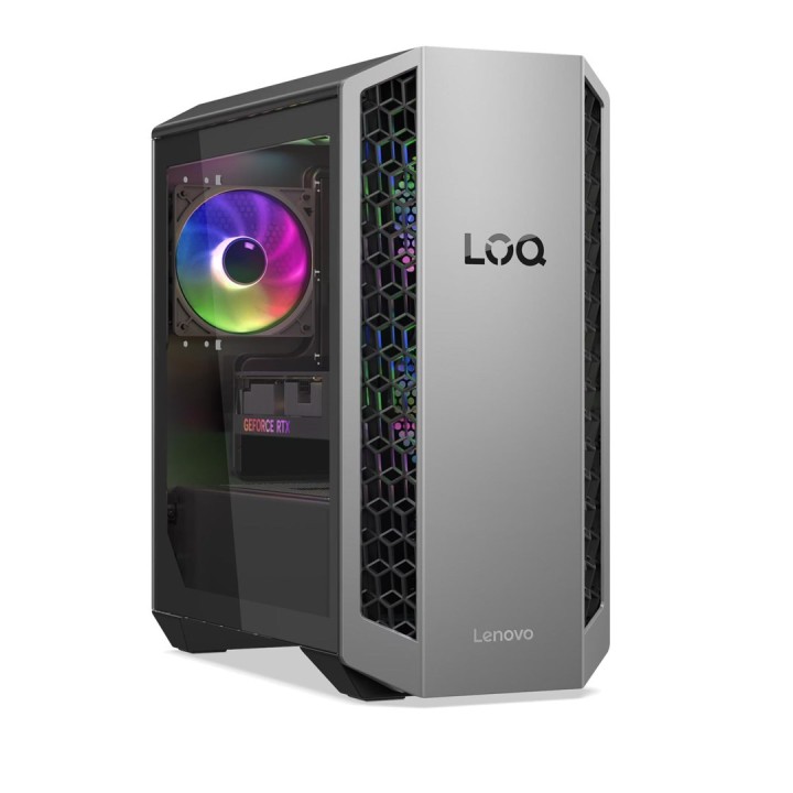 Lenovo LOQ Tower 26ADR10 Ryzen 7 8745HX 32GB DDR5 5200 1TB SSD GeForce RTX 5070 12GB Windows 11 Grigio Luna / Nero Eclipse