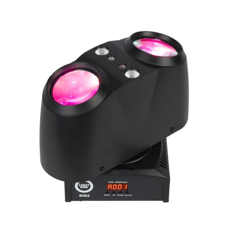 Light4Me SID2 - luce multi-effetto 4 in 1 LED + effetto fascio/laser/stroboscopico