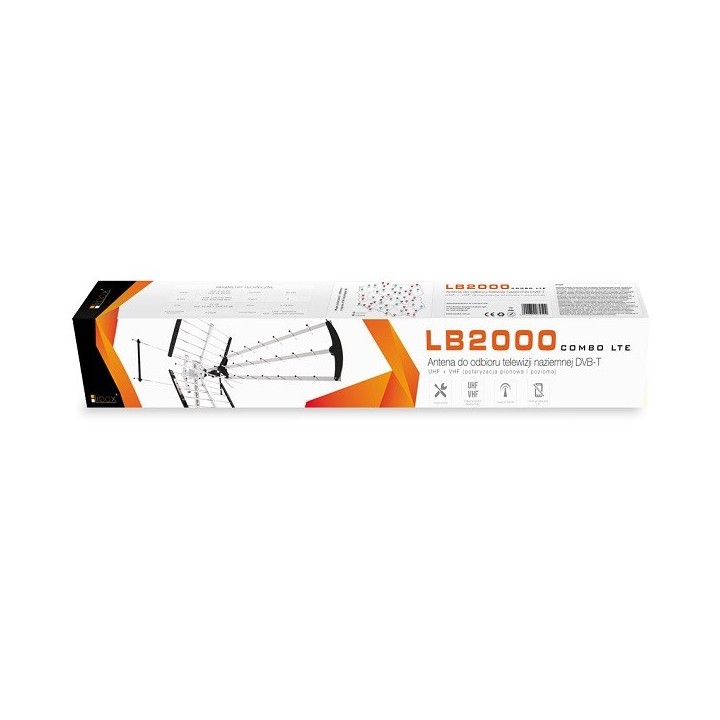 Libox LB2000 Antenna televisiva esterna doppia 32 dB