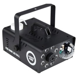 LIGHT4ME Fog 600W LED Ball - macchina fumo e nebbia con effetto fumo retroilluminato + palla disco