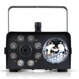 LIGHT4ME Fog 600W LED Ball - macchina fumo e nebbia con effetto fumo retroilluminato + palla disco